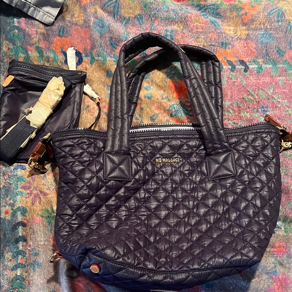 MZ Wallace Black Quilted Women's Bag